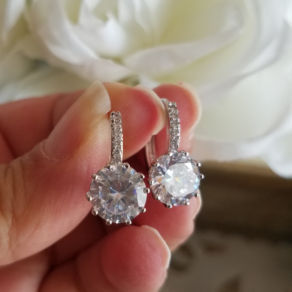 Swarovski Elements Drop Earrings NWT - Picture 10 of 10